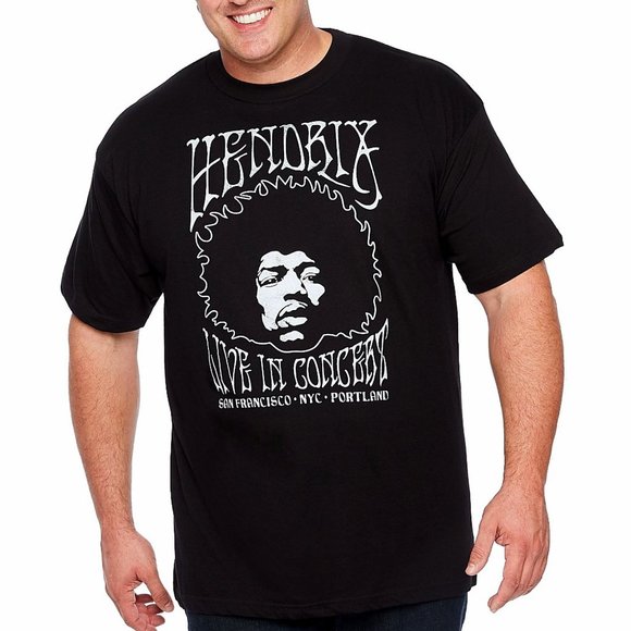 Jimi Hendrix Karl Ferris Face blues rock Official T-Shirt 3XLT B&T NWT - Picture 1 of 2